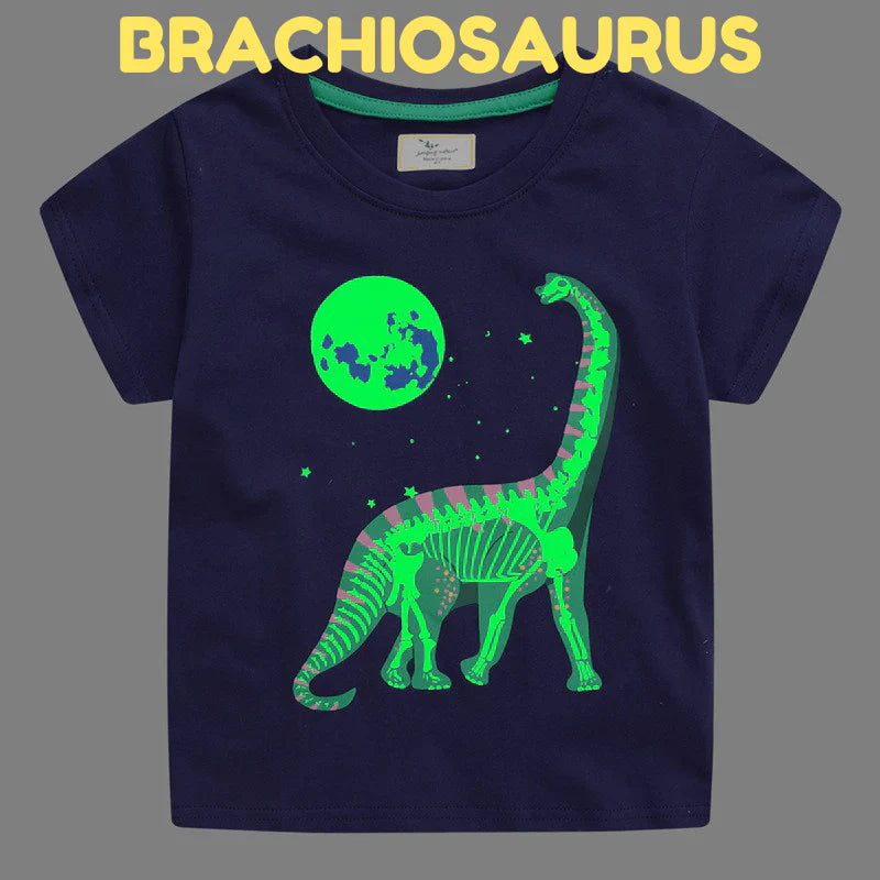 Icone™ DinoShirt: Children's Glow in the Dark Dinosaur T-Shirt