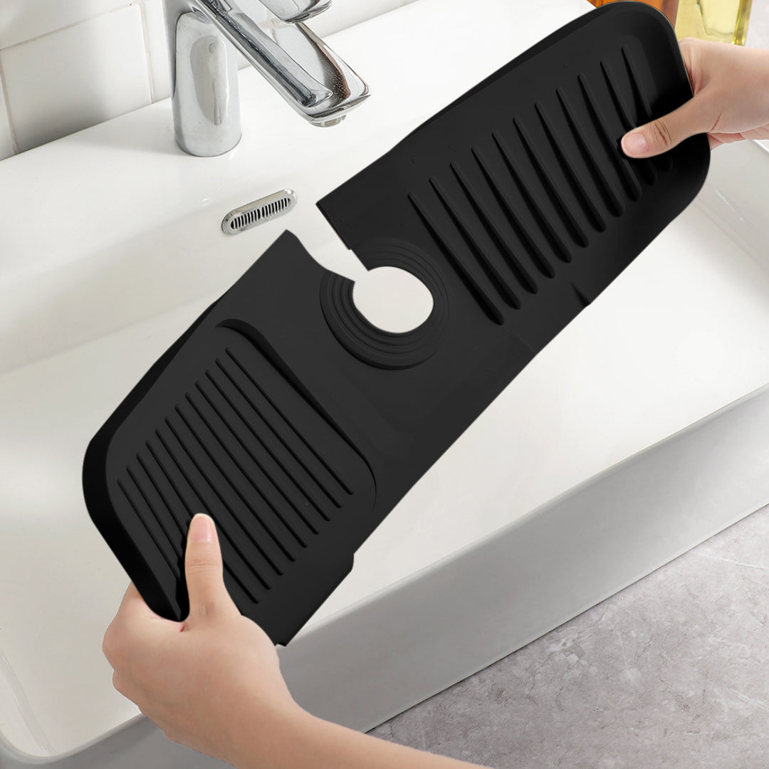Globetrek° SplashGuard: Kitchen Sink Silicone Water Shield