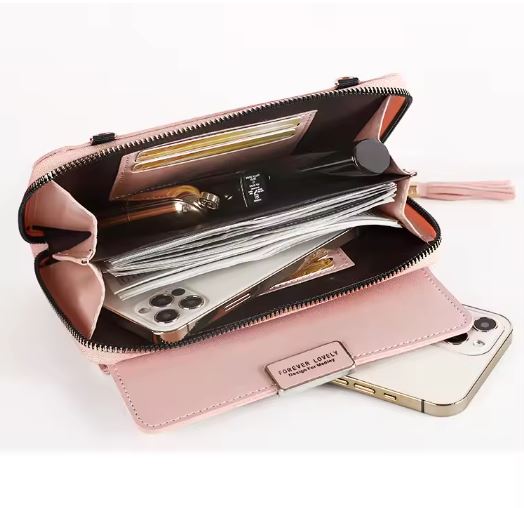 Icone™ WalletBag: Convertible Large Wallet Sling Bag