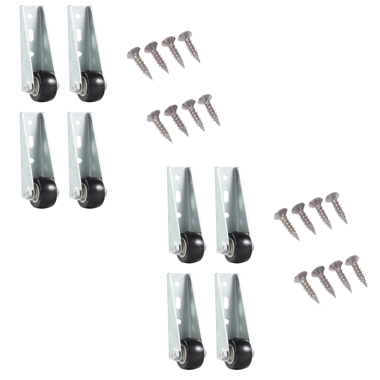 Globetrek° CasterWheels 4+4 FREE: Space-Saving Heavy-Duty Casters Wheels