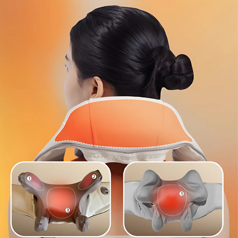 NeckMassager: Soothing Heat Relaxing Neck And Shoulder Massager