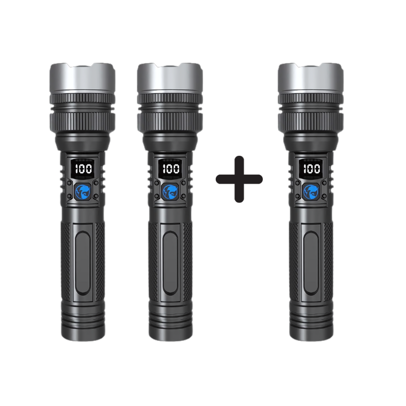 Ledsen™ AdjustableFlashlight: Ultra-Bright Rechargeable Flashlight With Adjustable Beam