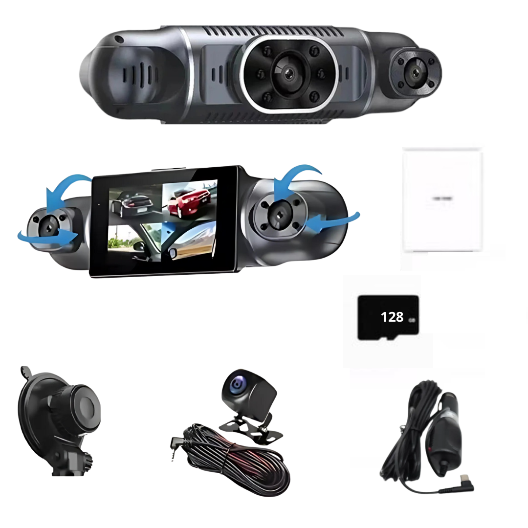 CarRecorder - High Definition 4 Camera Angles Wifi Car Recorder