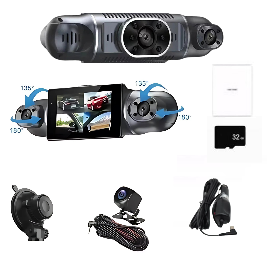 CarRecorder - High Definition 4 Camera Angles Wifi Car Recorder