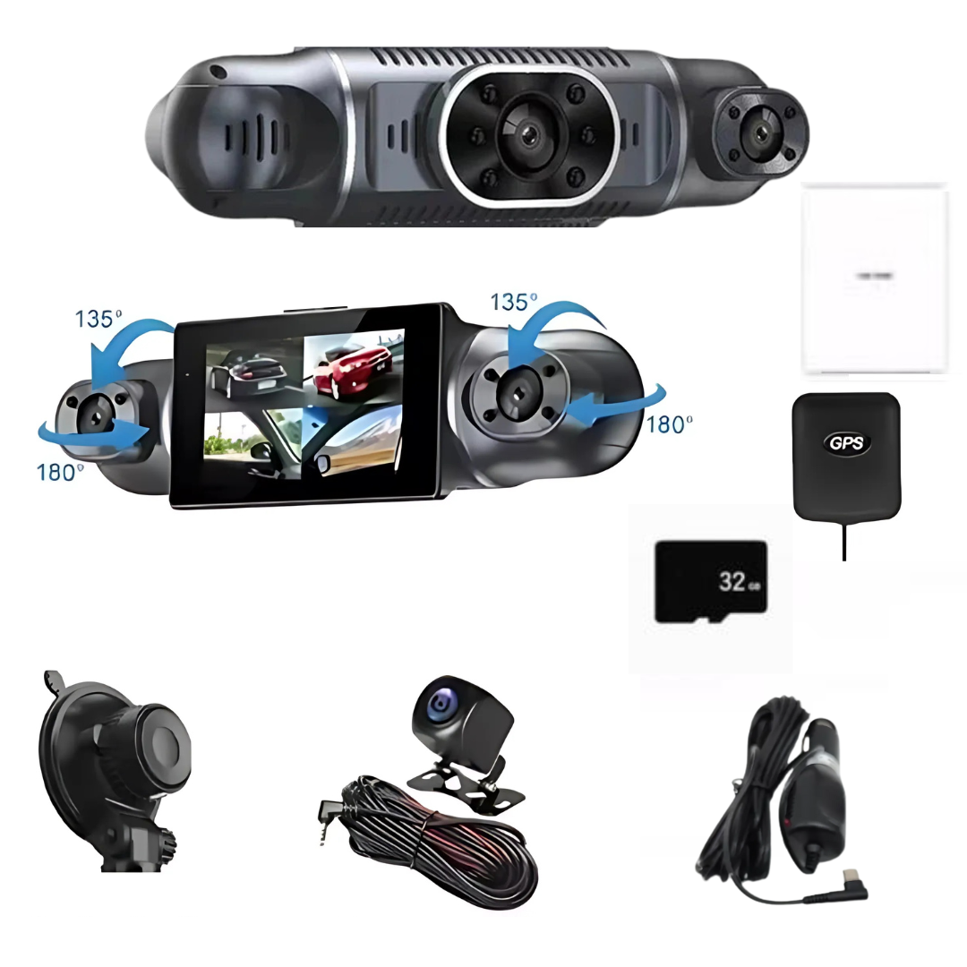 CarRecorder - High Definition 4 Camera Angles Wifi Car Recorder