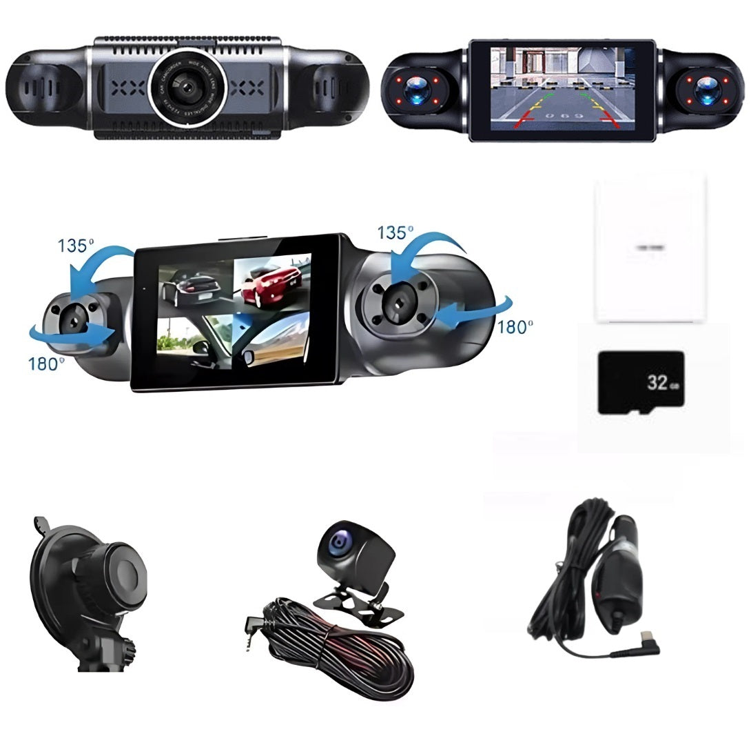 CarRecorder - High Definition 4 Camera Angles Wifi Car Recorder