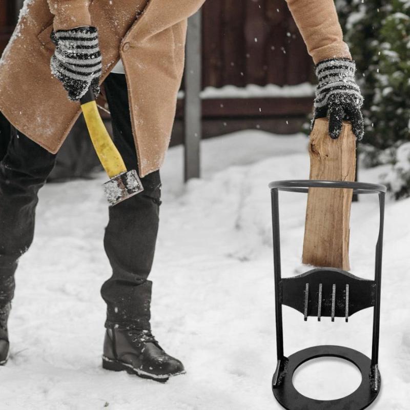 WoodSplitter - Portable Cast Iron Firewood Splitter