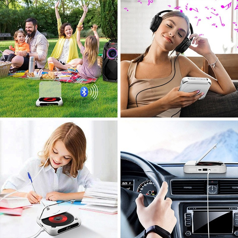 CDPlayer: Portable Bluetooth And Wired CD Player