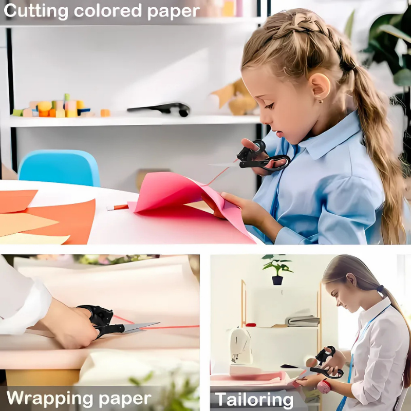 Globetrek° LaserScissors 1+1 FREE: Accurate Cutting Laser Guided Multi-Purpose Scissors