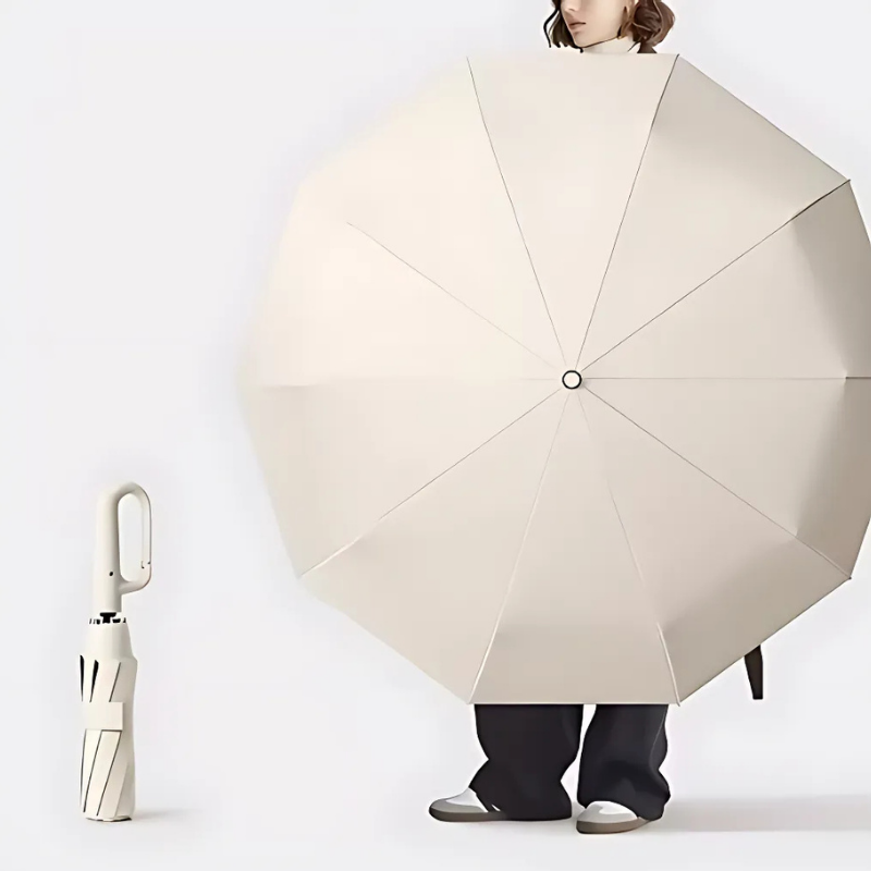 FoldingUmbrella: Automatic 20 Bone Ring Buckle Handle Folding Umbrella
