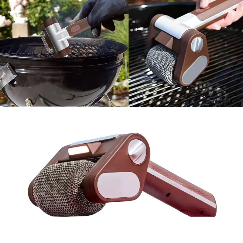Cleaner Pro° GrillCleaner: Rechargeable Electric Brushless Grill Cleaner Roller