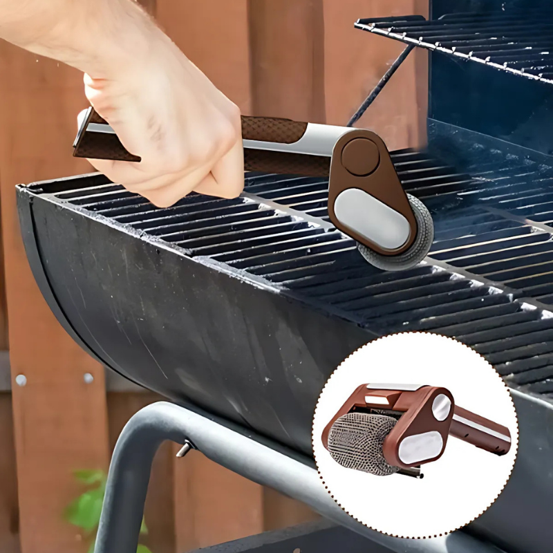 Cleaner Pro° GrillCleaner: Rechargeable Electric Brushless Grill Cleaner Roller