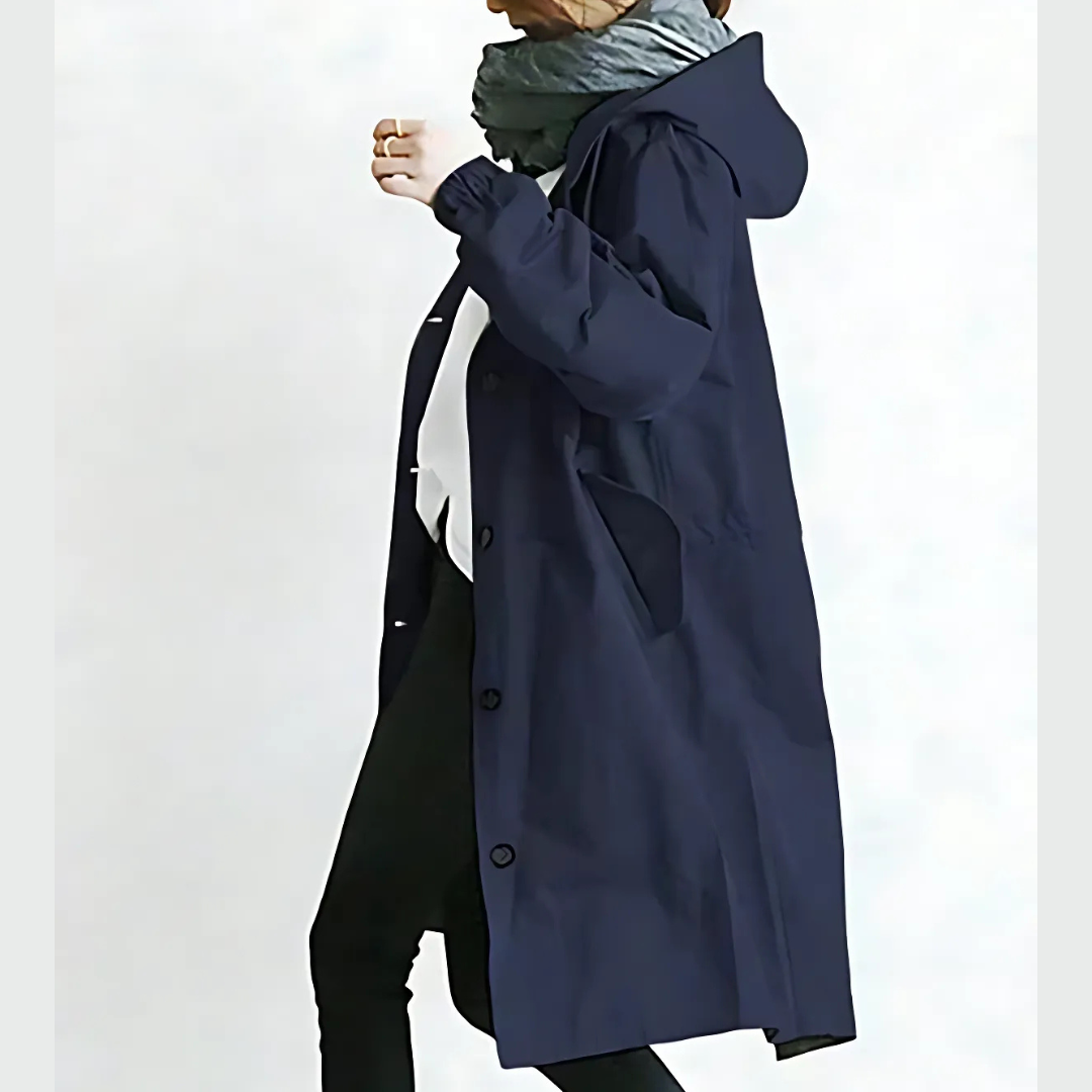 Icone™ ElegantCoat - All-Weather Lightweight Comfort Hooded Elegant Coat
