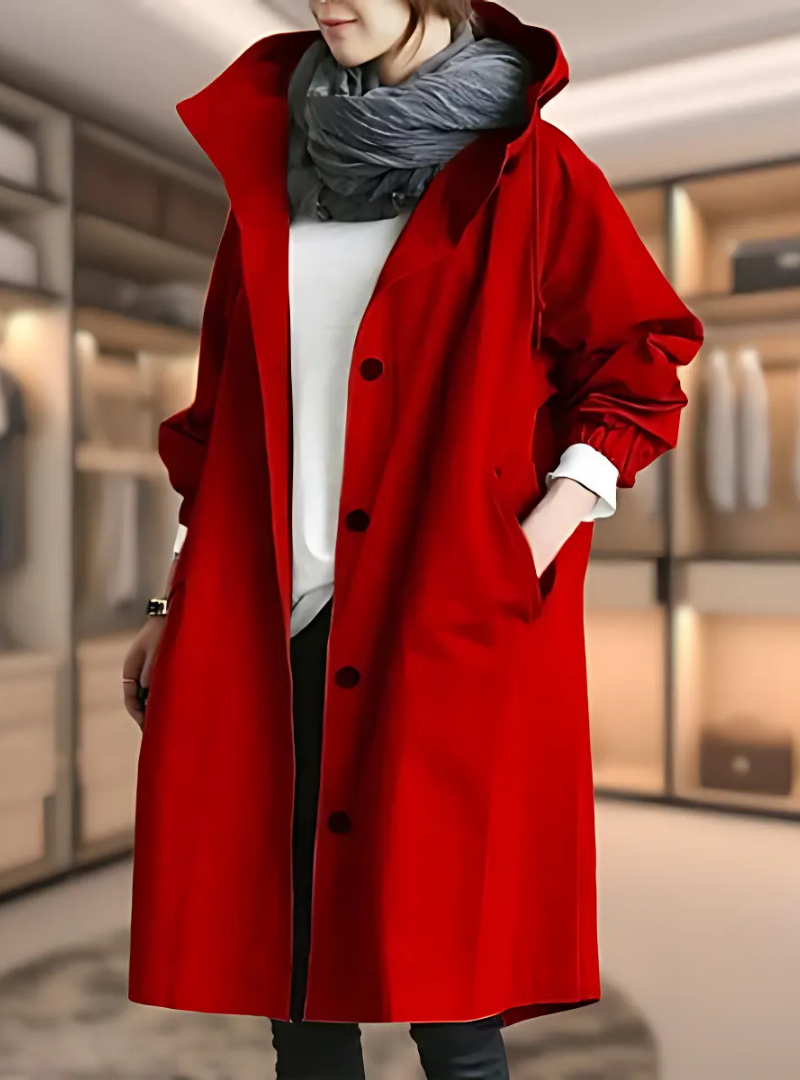 Icone™ ElegantCoat - All-Weather Lightweight Comfort Hooded Elegant Coat