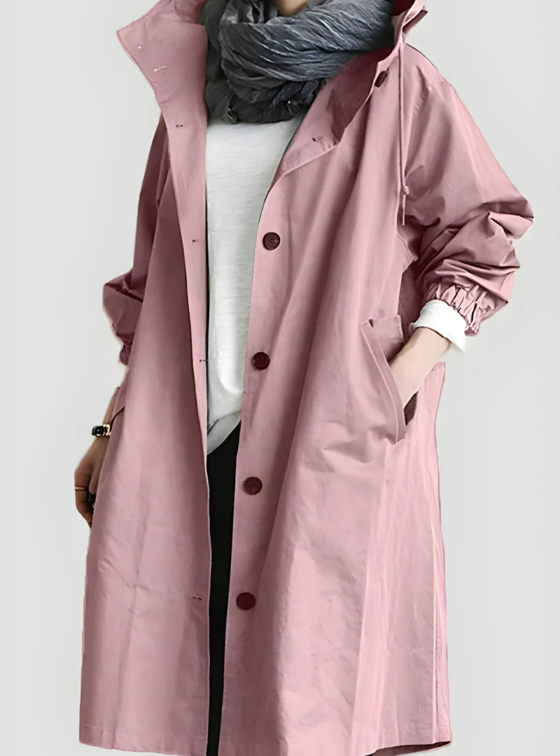 Icone™ ElegantCoat - All-Weather Lightweight Comfort Hooded Elegant Coat