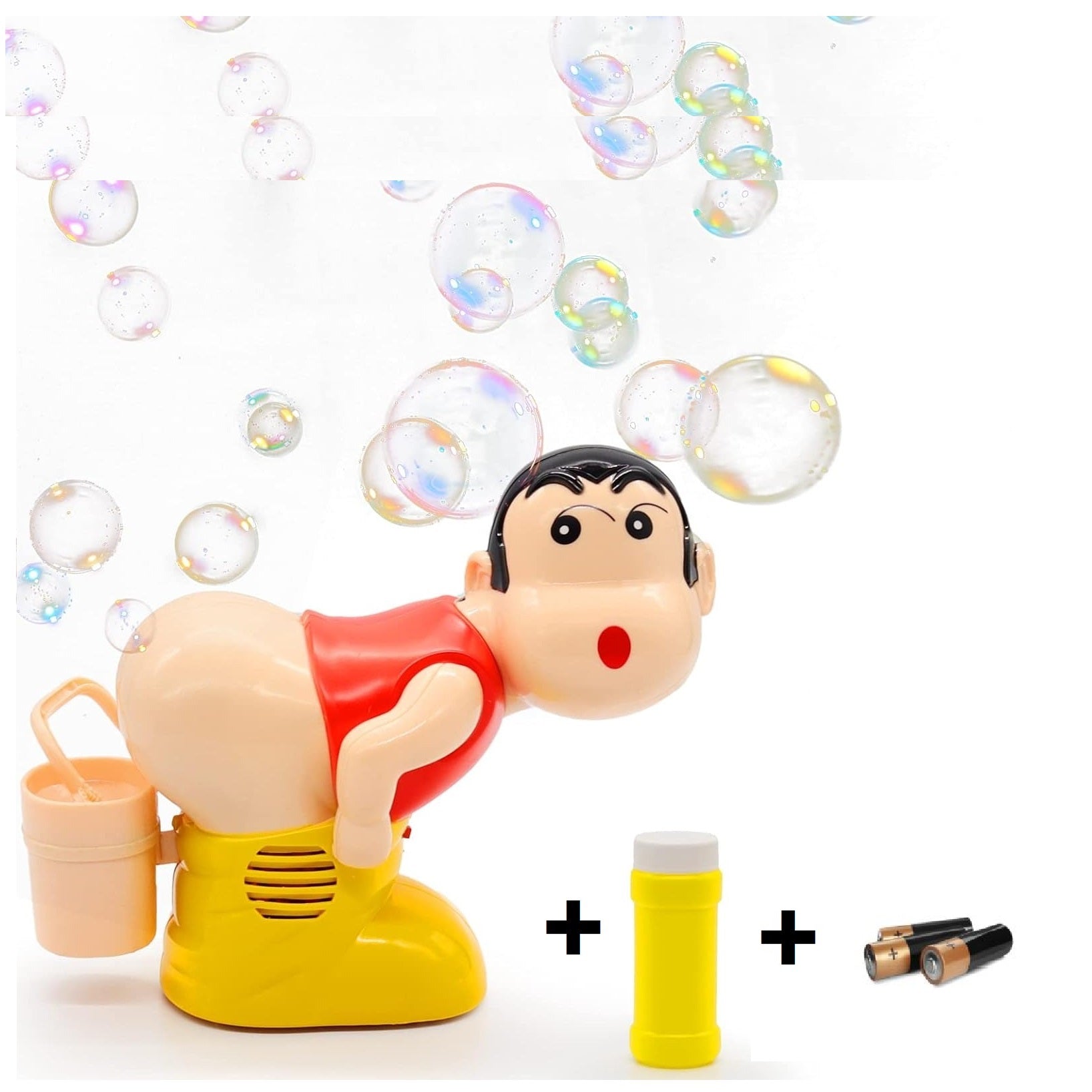 Kletshuts™ BubbleFun: Fun Electric Bubble Blower Boy Machine Toy