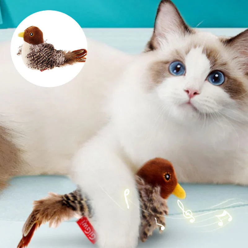 Catfri® BirdToy: Interactive Chirping Bird Toy For Cats