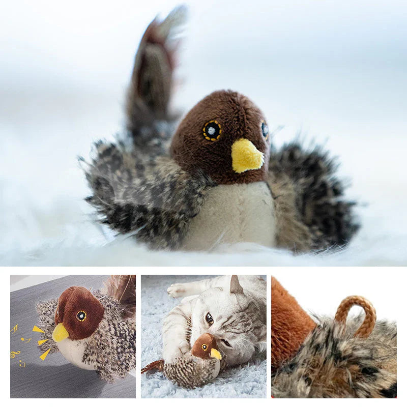 Catfri® BirdToy: Interactive Chirping Bird Toy For Cats