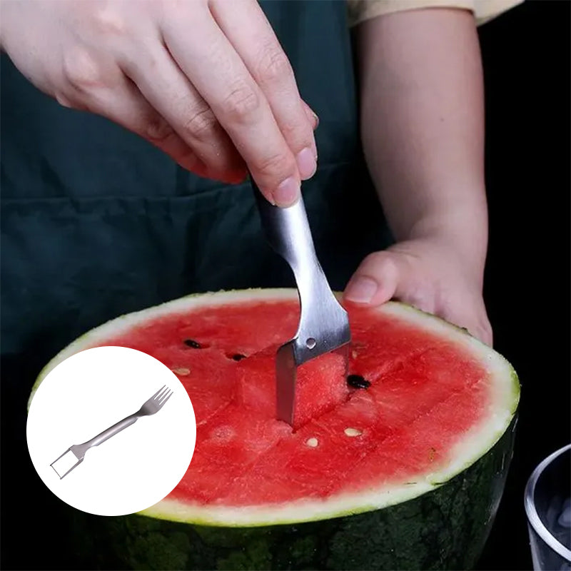 Globetrek° FruitCutter: 2-in-1 Multi-Function Fruit Fork And Slicer