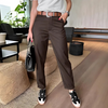 Icone™ ClassyPants: Classic Straight Fit High Waist Women Pants