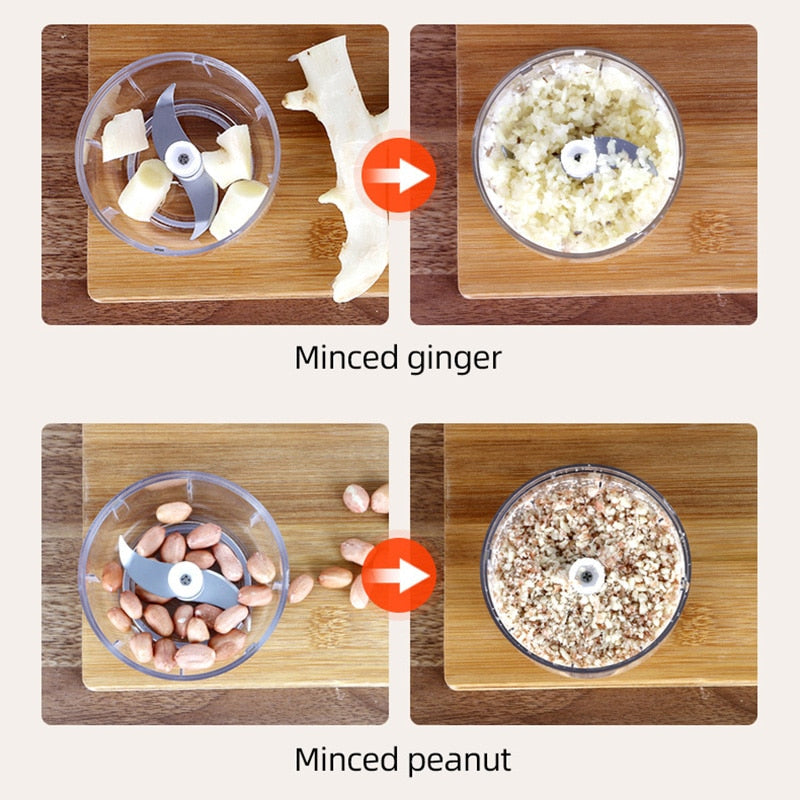 Globetrek° Chopper - Portable Electric Kitchen Mini Chopper