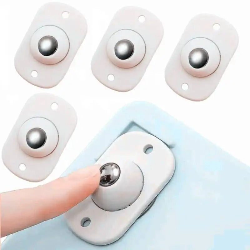 FurnitureWheels - Self-Adhesive 360° Rotating Furniture Wheels