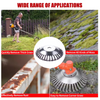 CutterHead: Heavy-Duty Steel Wire Weed Cutter 20cm Brush Head Set