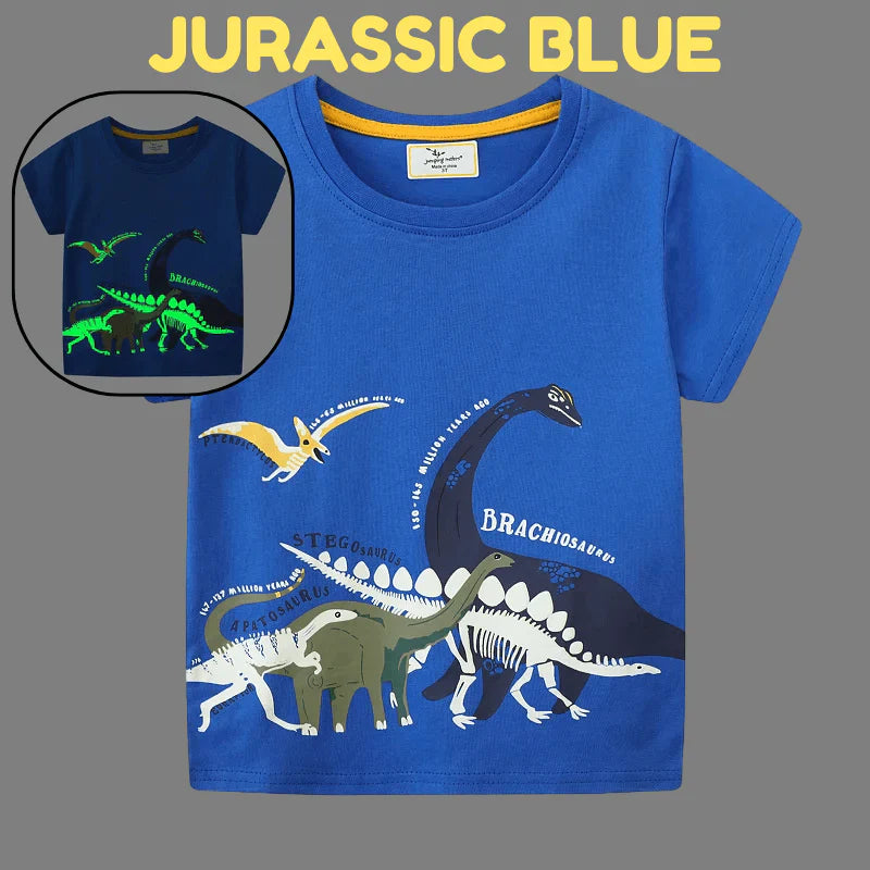 Icone™ DinoShirt: Children's Glow in the Dark Dinosaur T-Shirt
