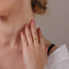 Jewelance™ HugRing: Adjustable Hugging Style Promise Ring