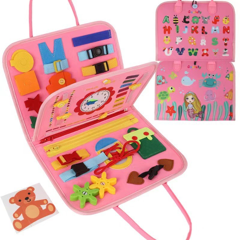 Kletshuts™ BusyBoard: Sensory Fine Motor Skills Montessori Educational Busy Board
