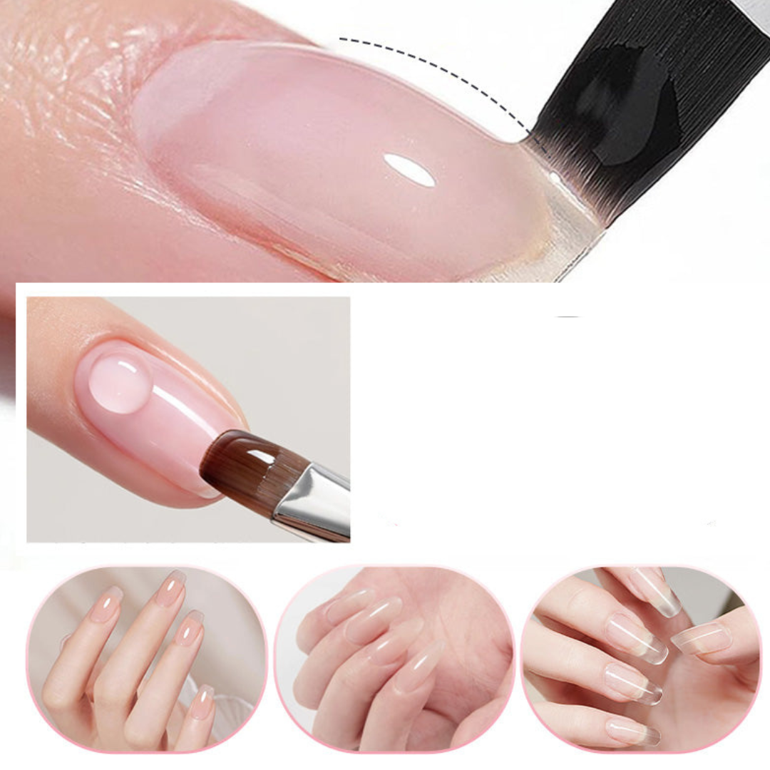 NailClear 1+1 FREE - 3 In 1 Transparent Professional Nail Construction Gel