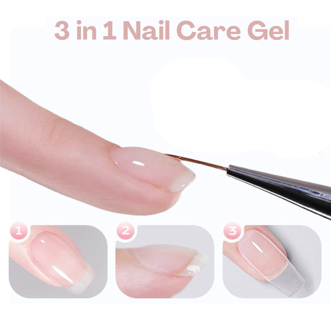 NailClear 1+1 FREE - 3 In 1 Transparent Professional Nail Construction Gel