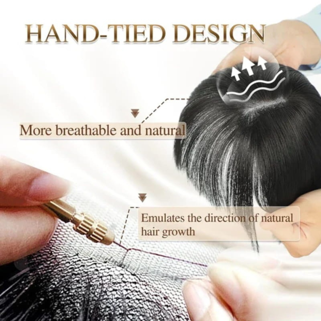 Rose® WigBangs 1+1 FREE: Seamless Wig Natural Looking Hair Bangs Extensions