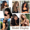 Rose® WigBangs 1+1 FREE: Seamless Wig Natural Looking Hair Bangs Extensions