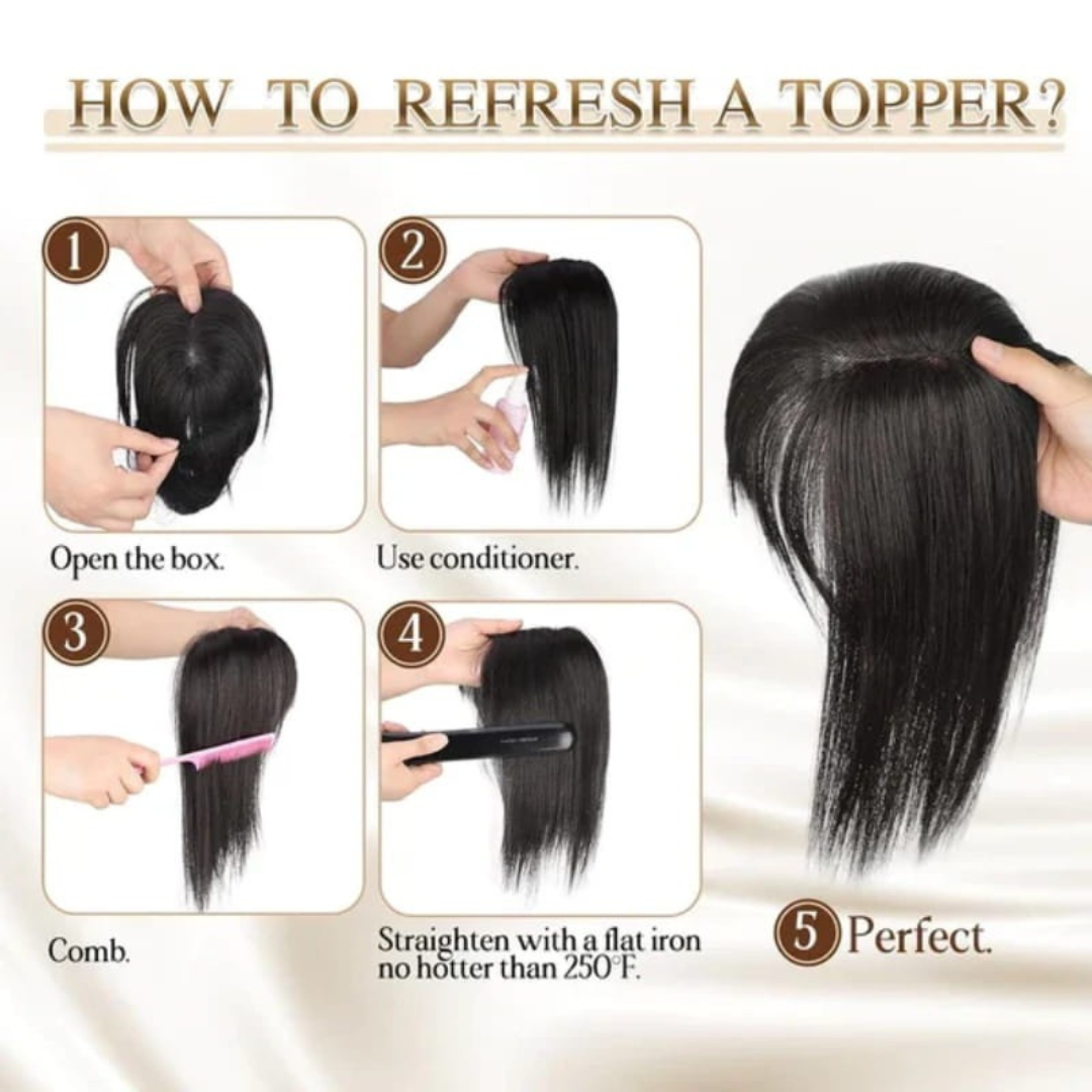 Rose® WigBangs 1+1 FREE: Seamless Wig Natural Looking Hair Bangs Extensions