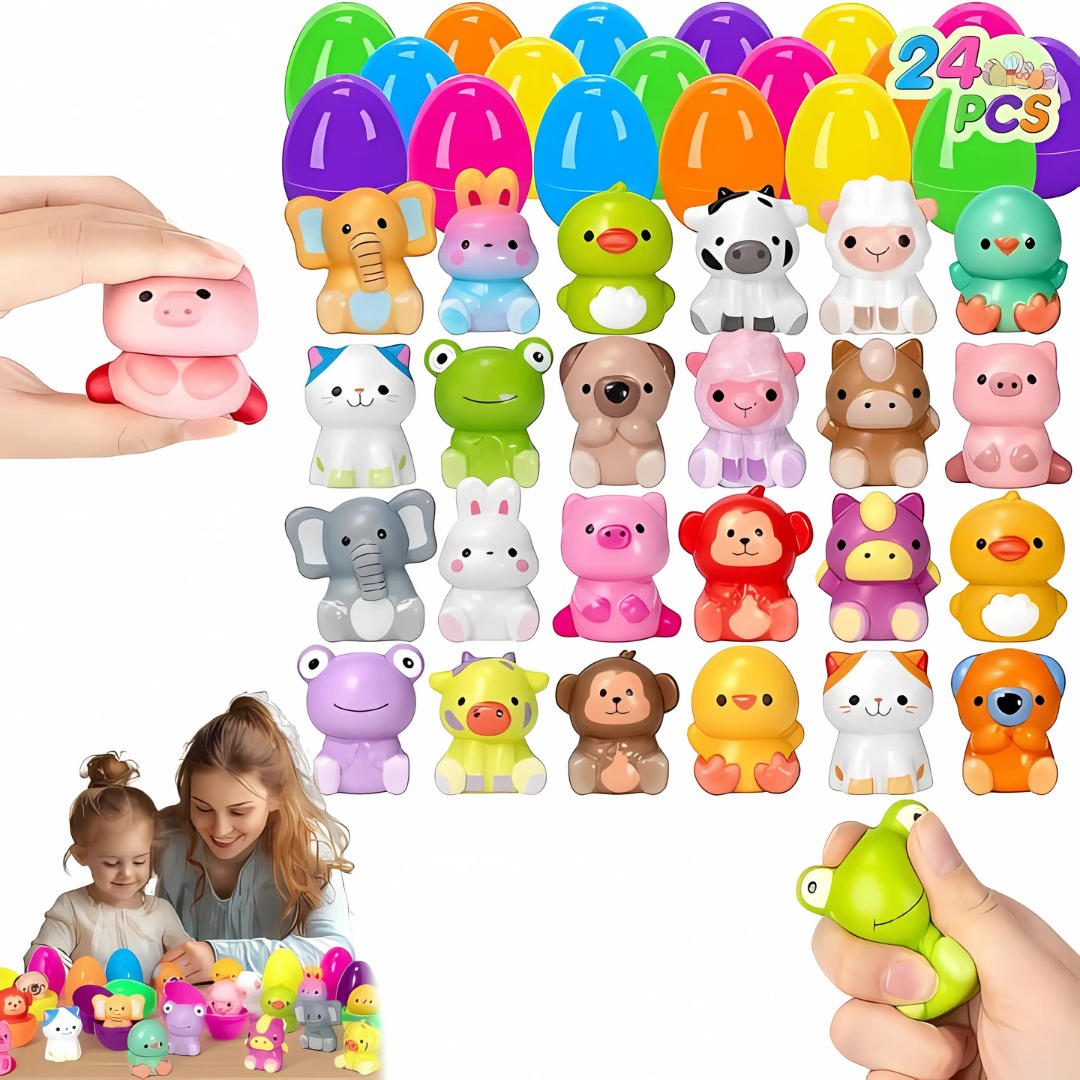 Kletshuts™ EggsSuprise: Easter Surprise Eggs With Squeeze Toys