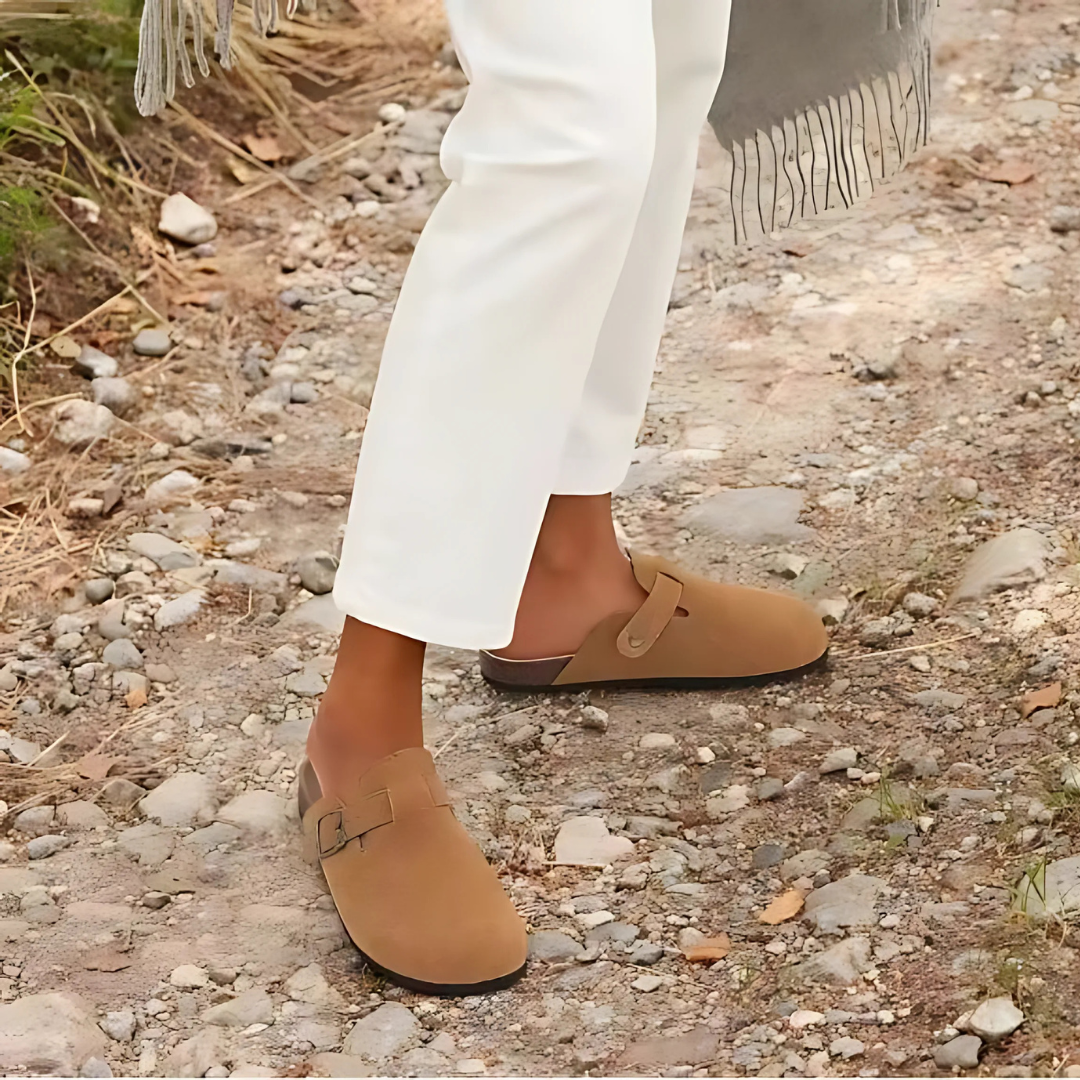 Happy™ ClassySandals: Comfortable Classic Style Closed Toe Flat Sandals