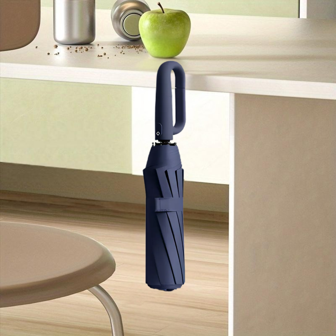 FoldingUmbrella: Automatic 20 Bone Ring Buckle Handle Folding Umbrella