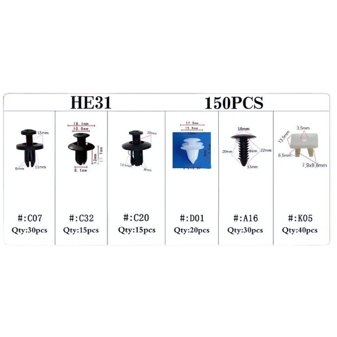 CarClips 1+1 FREE – Universal Use Heavy-Duty Car Repair Clips