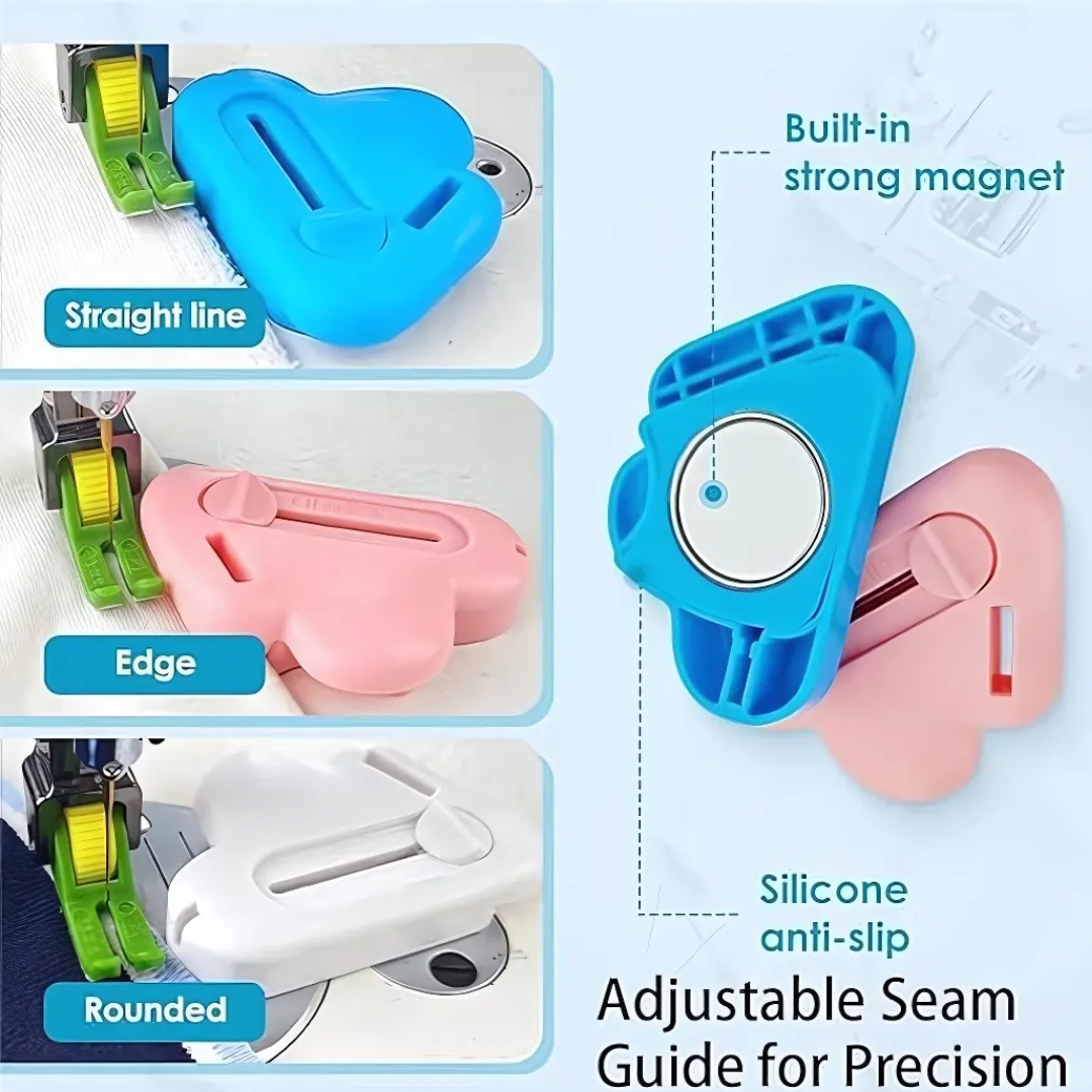 SewingTool- 2 in 1 Adjustable Sewing Guide And Built-In Seam Ripper Tool