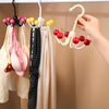 GlideHold® HangerHooks: 360° Swivel 6 Claw Hooks Closet Organizer Hanger