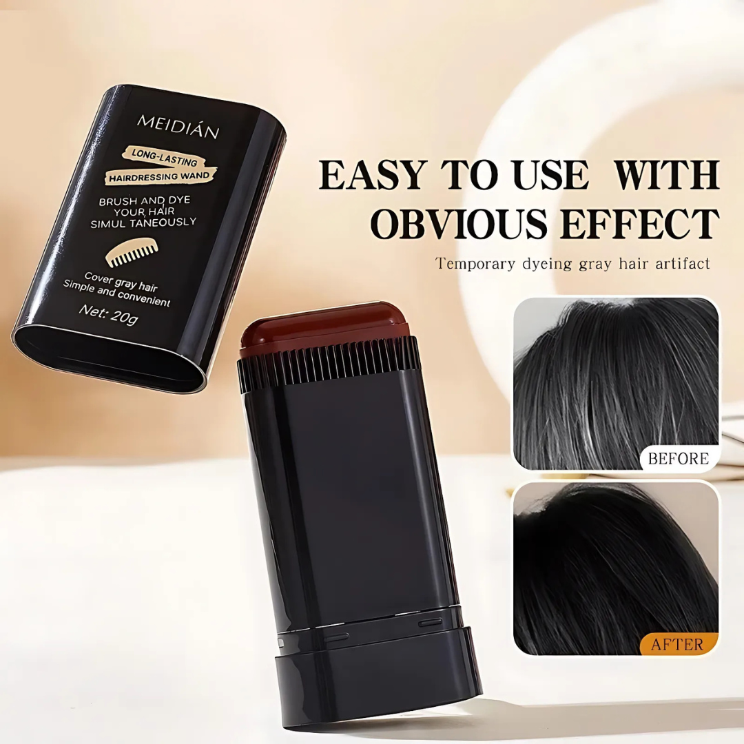 Rose® HairStick 1+1 FREE: 2 In 1 Instant Hair Color And Comb Twist Stick