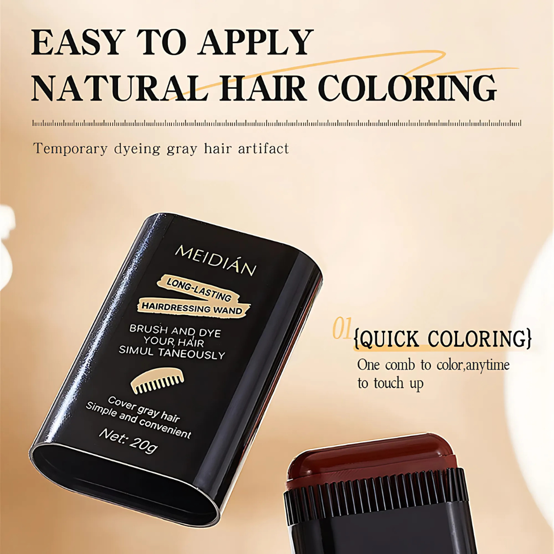 Rose® HairStick 1+1 FREE: 2 In 1 Instant Hair Color And Comb Twist Stick