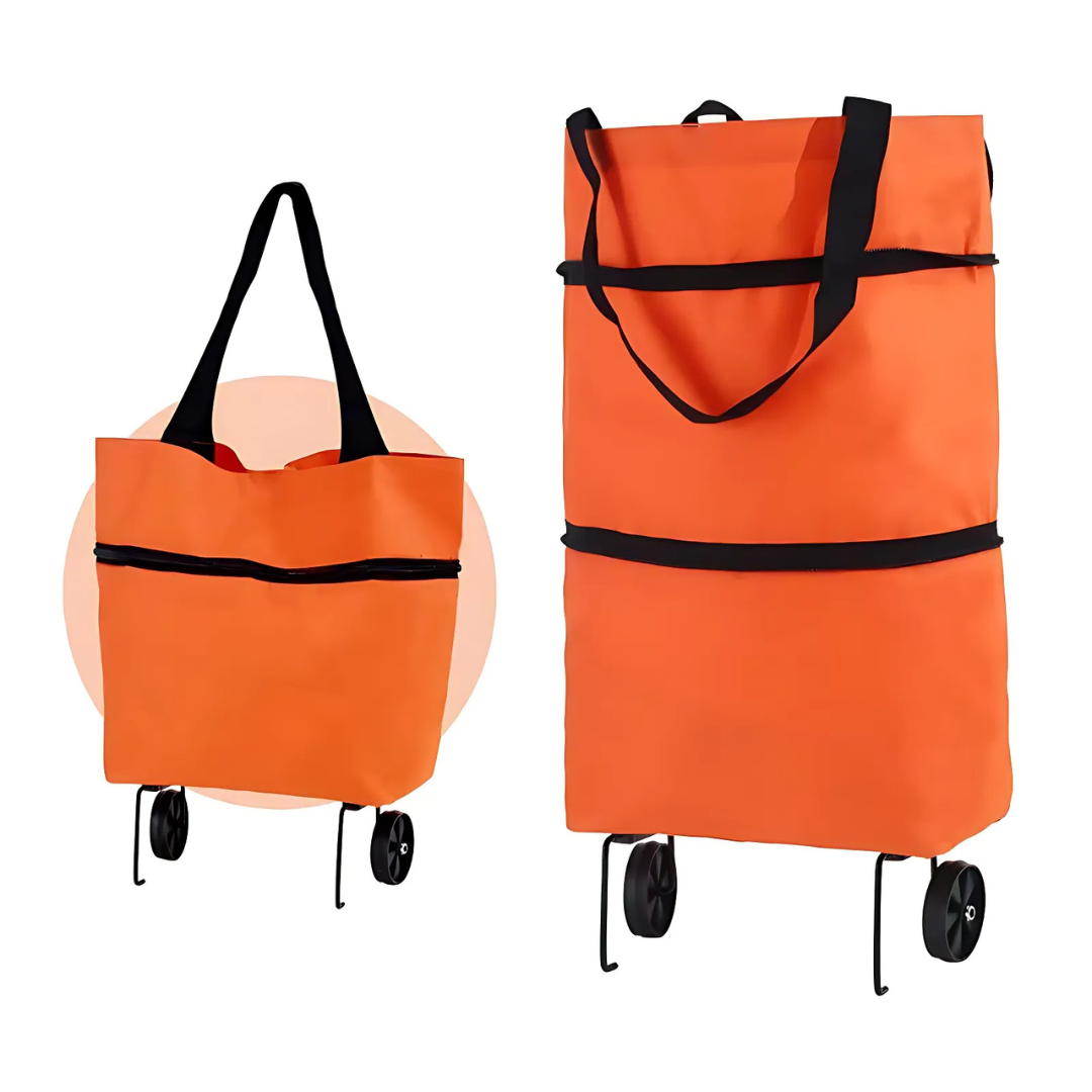 Icone™ GroceryBag 1+1 FREE: Large Capacity Grocery Bag With Foldable Wheels