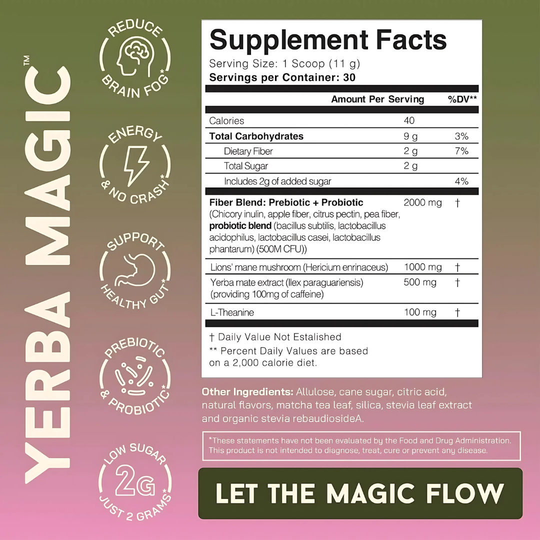 TeaPowder - Energy, Focus And Gut Health Magic Tea Powder