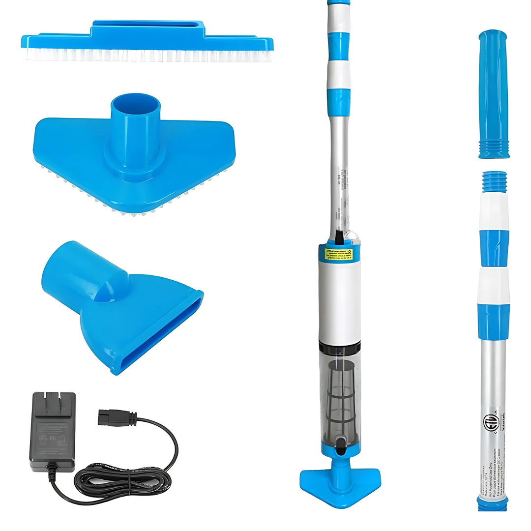 Cleaner Pro° PoolCleaner: Rechargable Handheld Pool Vacuum Cleaner