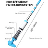 Cleaner Pro° PoolCleaner: Rechargable Handheld Pool Vacuum Cleaner