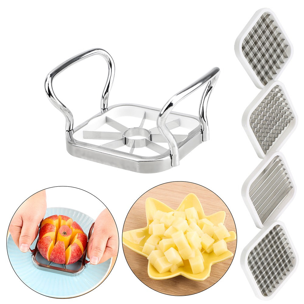 Globetrek° MultiCutter: Multi-Blade Fruit And Food Cutter