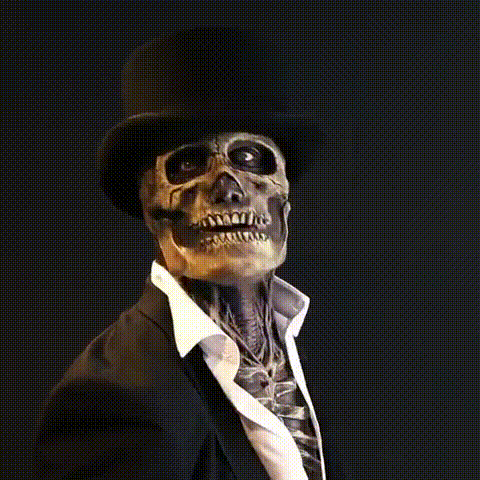 SkeletonMask: Realistic Scary Skeleton Halloween Mask Costume