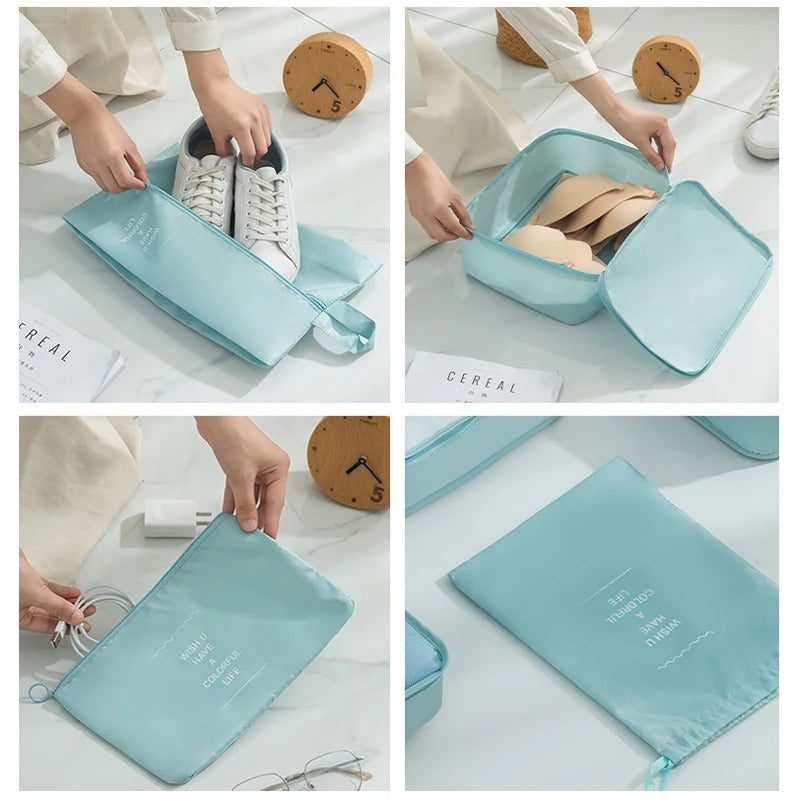Icone™ TravelOrganizer 1+1 FREE: Waterproof Travel Bag Organizer Set